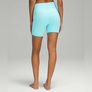 Cyan Blue Lululemon Align 4” Shorts